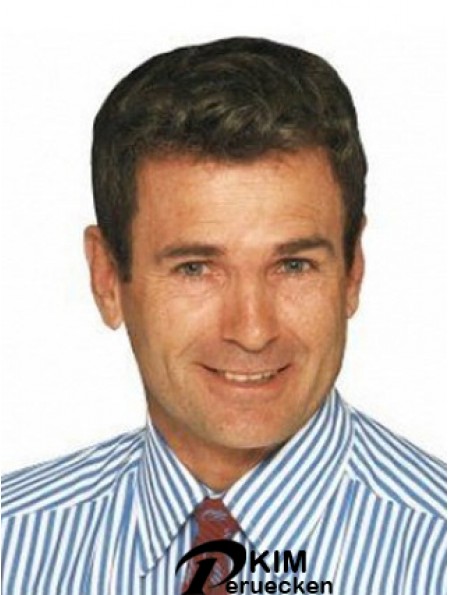 Kurze gerade Perücken Toupees In Großbritannien