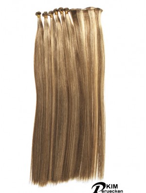 Straight Remy Echthaar Blonde Trendy Schussverlängerungen