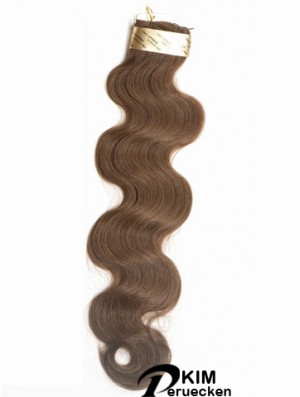 Brown Wavy Stick / I Tip Haarverlängerungen