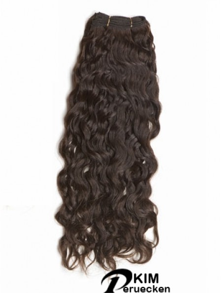 Curly Remy Human Hair Brown Neue Schussverlängerungen