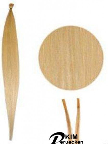 Blonde Straight Stick / I Tip Haarverlängerungen