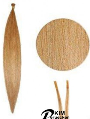 Blonde Straight Stick / I Tip Haarverlängerungen