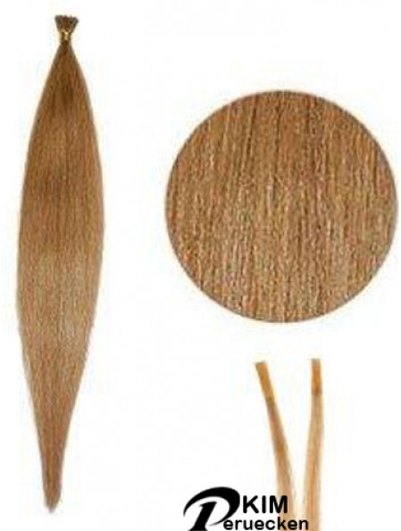 Blonde Straight Stick / I Tip Haarverlängerungen