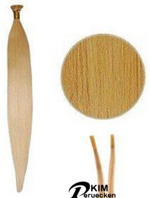 Blonde Straight Stick / I Tip Haarverlängerungen