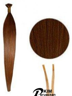 Auburn Straight Stick / I Tip Haarverlängerungen