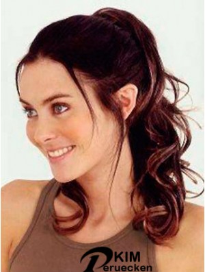 Trendy Wavy Auburn Pferdeschwänze