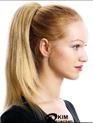 Beste gerade blonde Pferdeschwänze