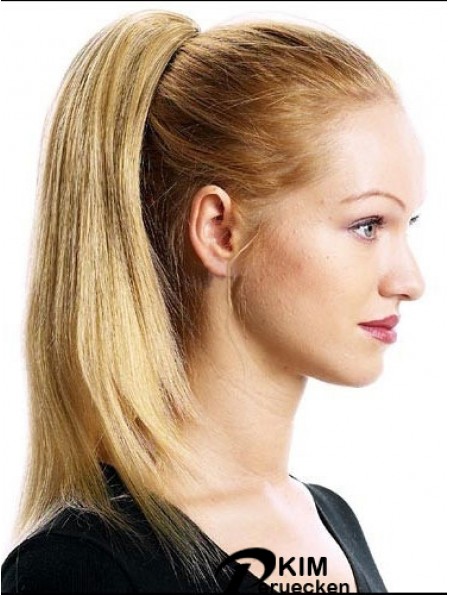 Beste gerade blonde Pferdeschwänze