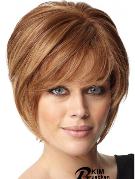 Kurze Bob Frisuren Remy Mensch Capless Bobs Cut Auburn Farbe