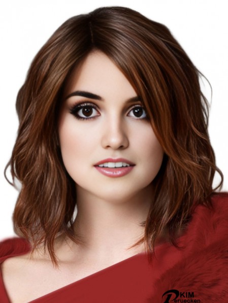 Bob Style Perücken Remy Human Curly Style Auburn Farbe Bobs Cut