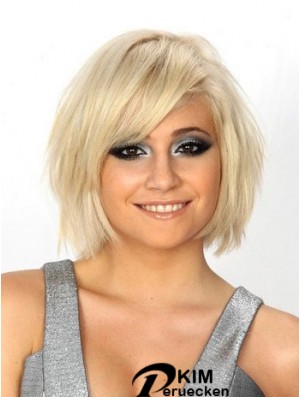 Bob Wigs UK 100% handgebundene gerade Kinnlänge