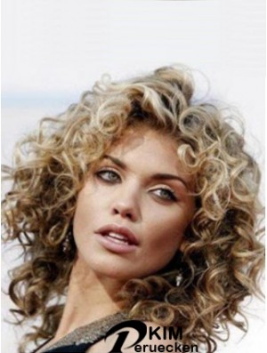 Echthaar Perücken schulterlang braune Farbe Classic Cut