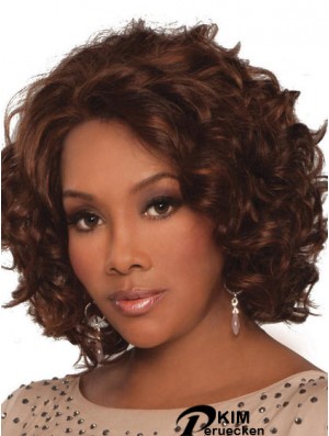 Indian Remy Lace Front Chin Länge Curly Style African Styles