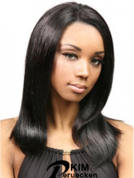 Yaki Echthaar Mit Capless Black Farbe Yaki Style