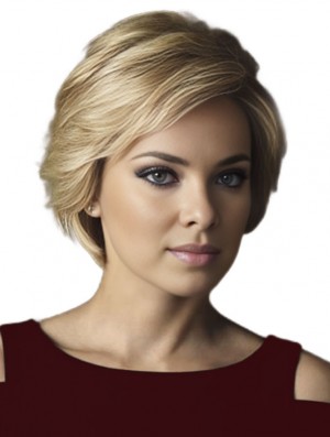 Lace Front Perücken Günstige Layered Cut Straight Style Short Length