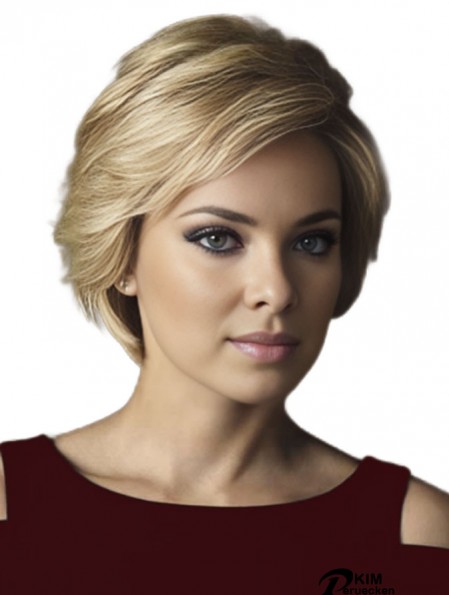 Lace Front Perücken Günstige Layered Cut Straight Style Short Length