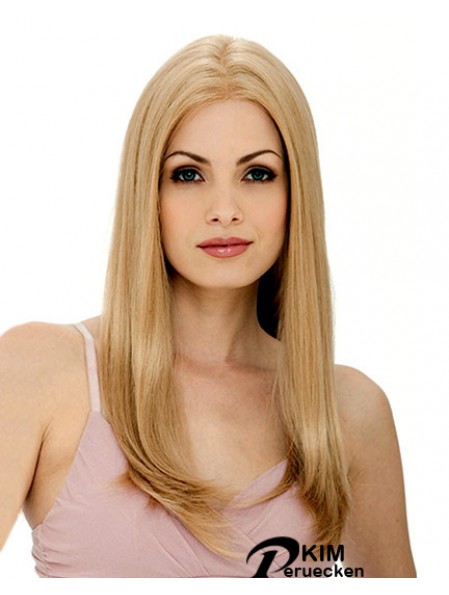24 Zoll Blonde Long Layered Straight Flexibility Lace Perücken
