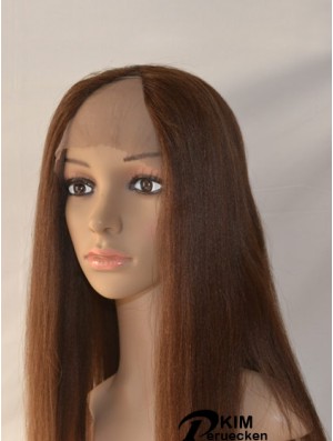 20 Zoll Lace Front Straight Auburn Exquisite U-Teil Perücken zum Verkauf