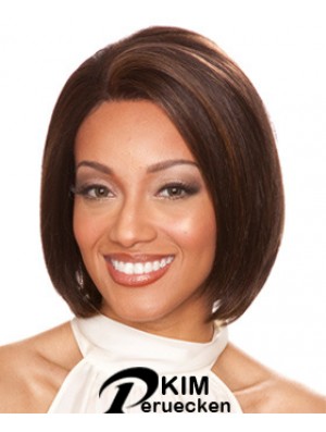 Echthaar Spitzenfronten Kinn Länge Straight Style Bobs Cut