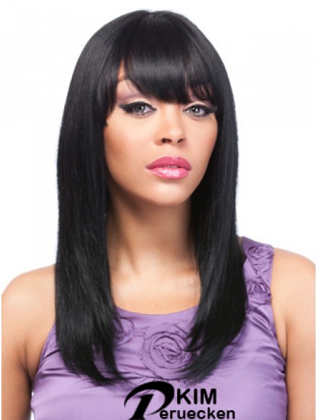 18 Zoll Black Lace Front Perücken für schwarze Frauen