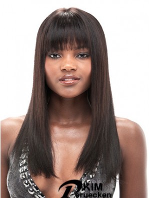 18 Zoll Black Lace Front Perücken für schwarze Frauen