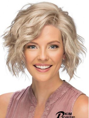 Lace Front Short Blonde Curly Erschwingliche Classic Perücken
