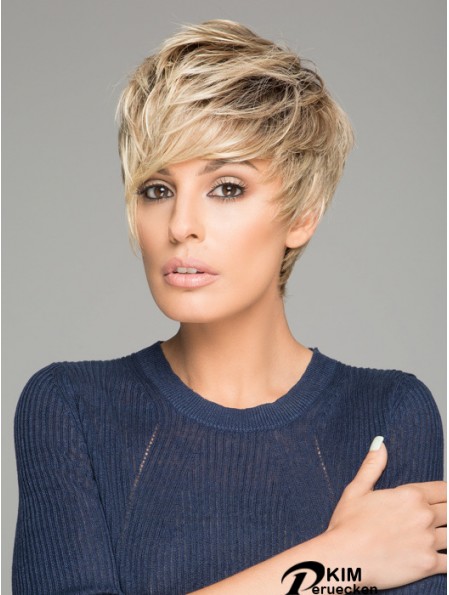 Synthetische Perücken Gute Qualität Monofilament Straight Style Blonde Farbe