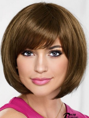 10 Zoll Kinn Länge Blonde Straight Online Bob Perücken