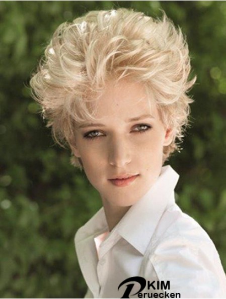 Lace Front Boycuts Short Straight Blonde Sale Kunsthaar