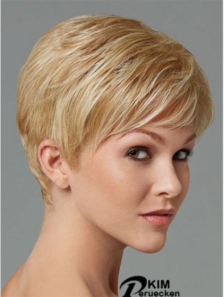 Synthetisches Haar zum Verkauf Boycuts Cropped Length Blonde Farbe