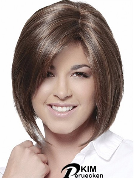 Bobs Brown Straight Chin Länge 10  inchHigh Quality Medium Perücken