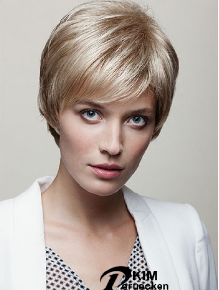Straight Boycuts 6  inchModische kurze Perücken