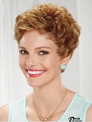 Cropped Wavy Boycuts Sassy Blonde Lace Front Perücken