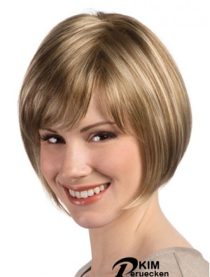 Bob Frisur Perücke UK mit Monofilament Capless Straight Style