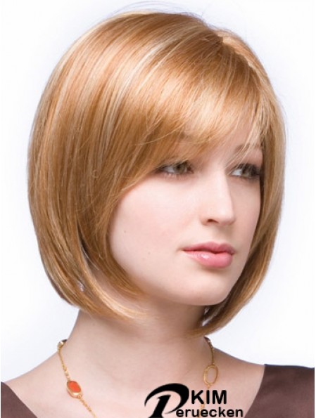 Spitze vorne Kinn Länge gerade Auburn Ideal Bob Perücken