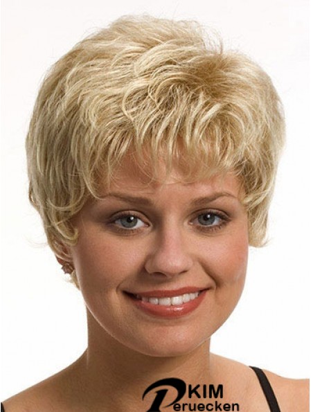 Boycuts Wellige Blonde Capless Beste Kurze Perücken