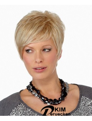 Boycuts Straight Blonde Capless Ideale kurze Perücken