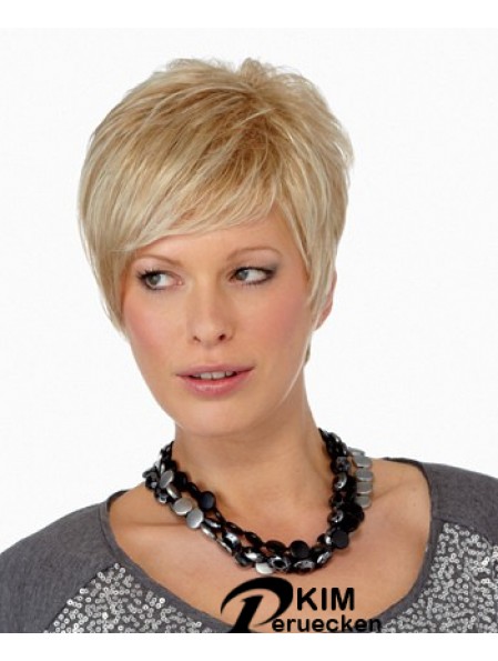 Boycuts Straight Blonde Capless Ideale kurze Perücken