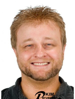 Kurze Straight Men Toupees
