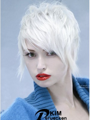 Full Lace Boycuts Short Straight 8 Zoll Best Fashion Perücken