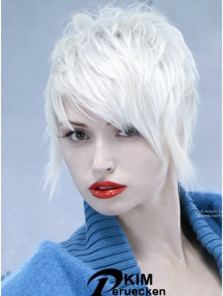 Full Lace Boycuts Short Straight 8 Zoll Best Fashion Perücken