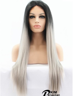 Bestes glattes menschliches Haar für schwarze Frauen Ombre / 2 Color Long Length