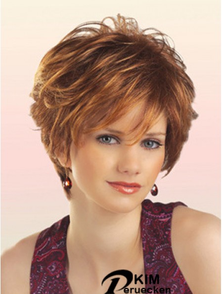 Synthetic Short Wavy Capless Online Perückenladen