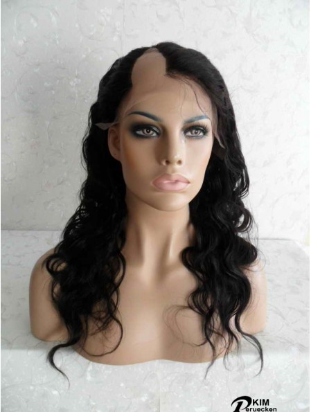 Flexibilität Black Long Wavy U Part Perücken