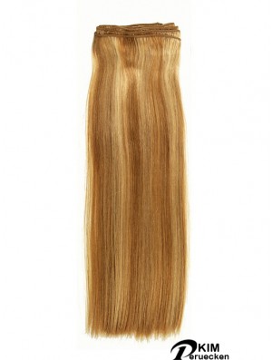 Straight Remy Echthaar Blond Neue Schussverlängerungen