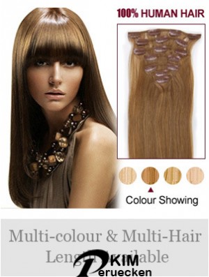 Frisuren Brown Straight Remy Echthaarspange In Haarverlängerungen