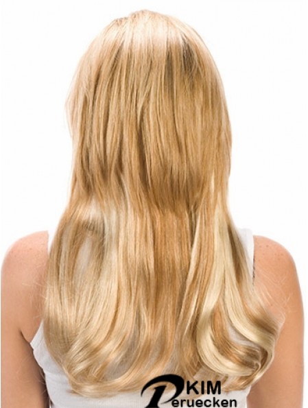 Fashion Black Straight Remy Echthaarspange in Haarverlängerungen