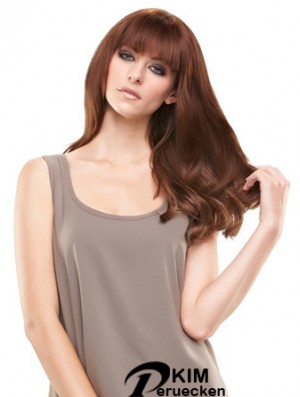 Moderne Auburn Straight Remy Echthaarspange in Haarteilen